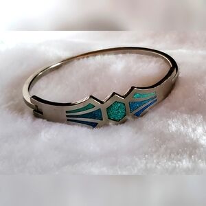 Vtg. Hinged Bracelet